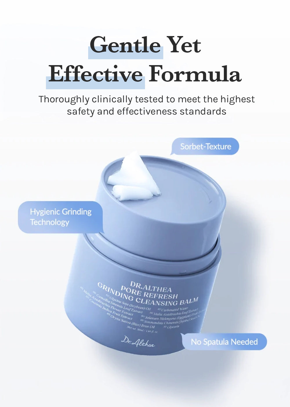 Dr. Althea Pore Refresh Grinding Cleansing Balm 50ml