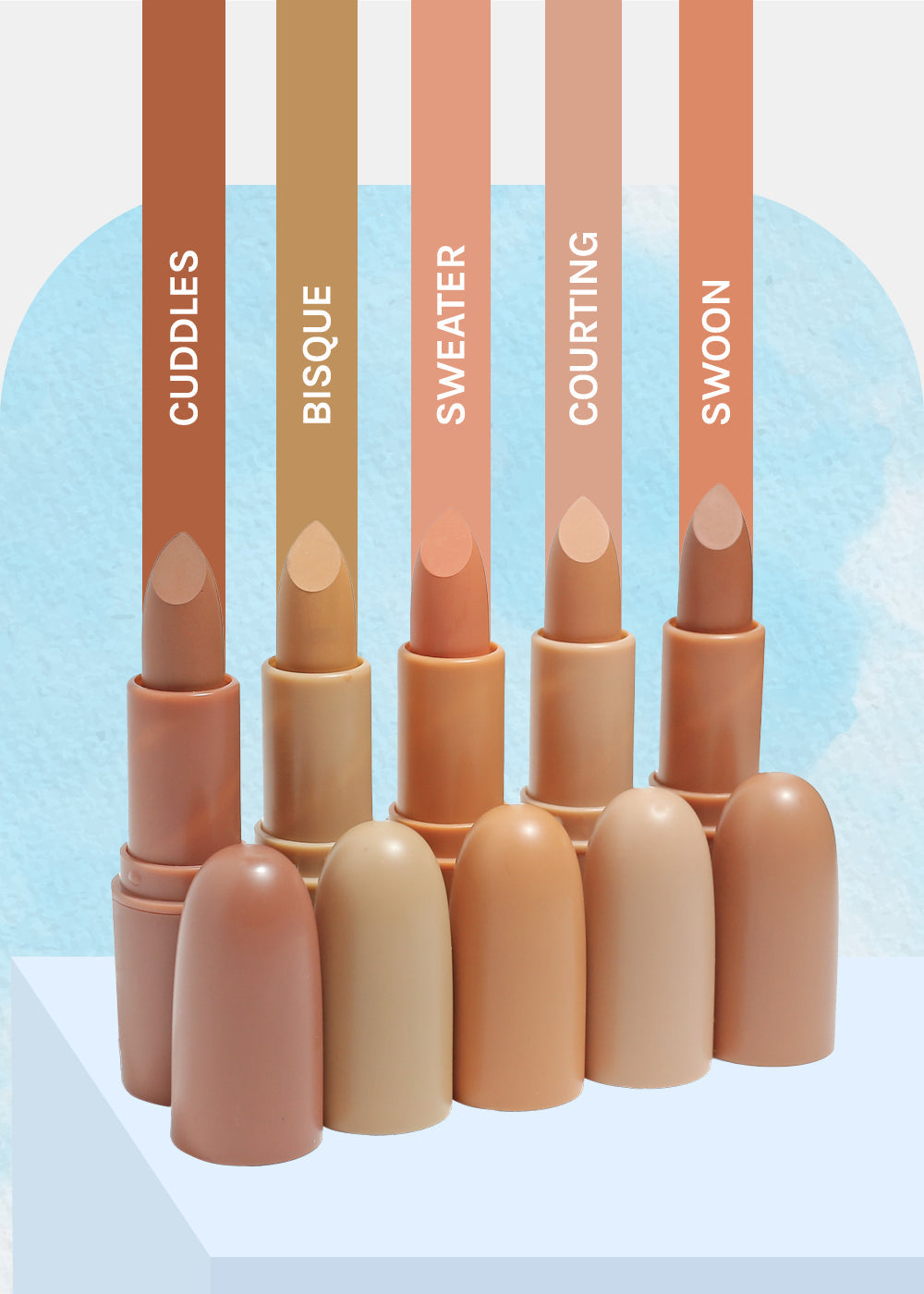 AOA Dreamy Lipstick - 5 New Shades