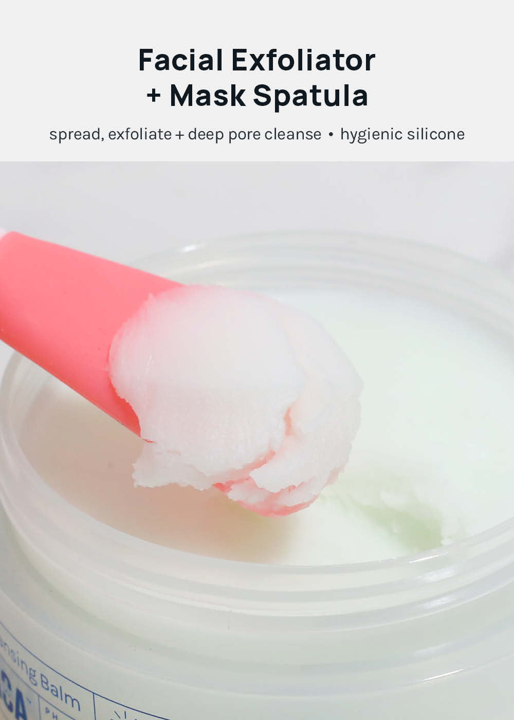 AOA Dual-Ended Silicone Mask Tool + Exfoliator
