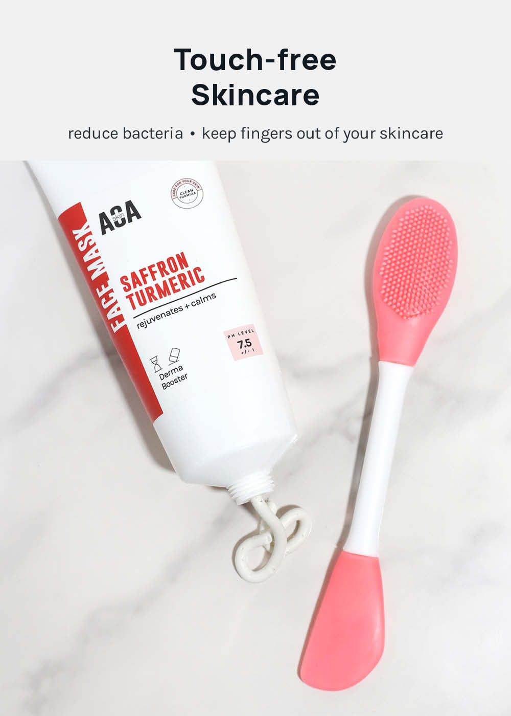 AOA Dual-Ended Silicone Mask Tool + Exfoliator