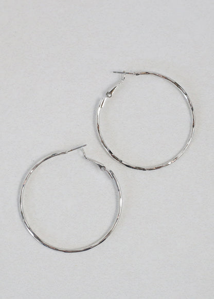 Silver Hoop Earrings