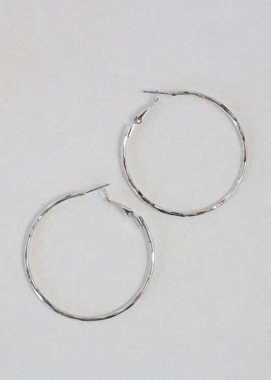 Silver Hoop Earrings