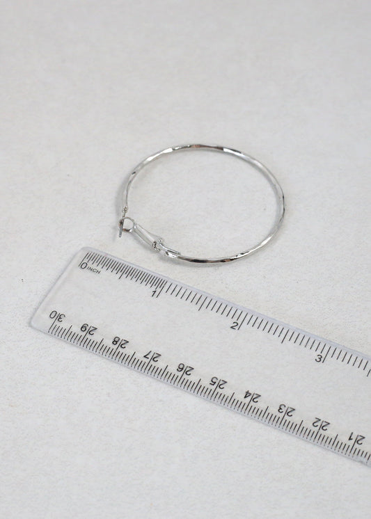 Silver Hoop Earrings