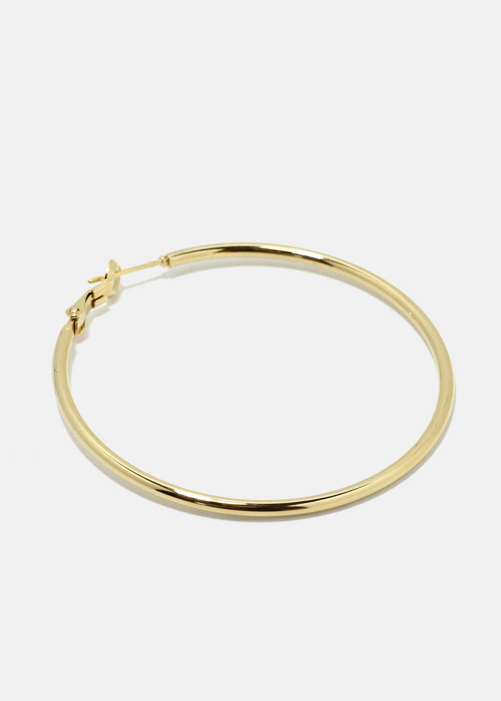 50-MM Metal Hoop Earrings