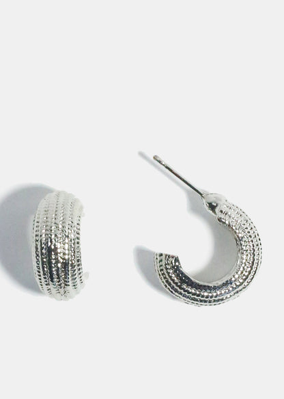 Small Textured Earrings