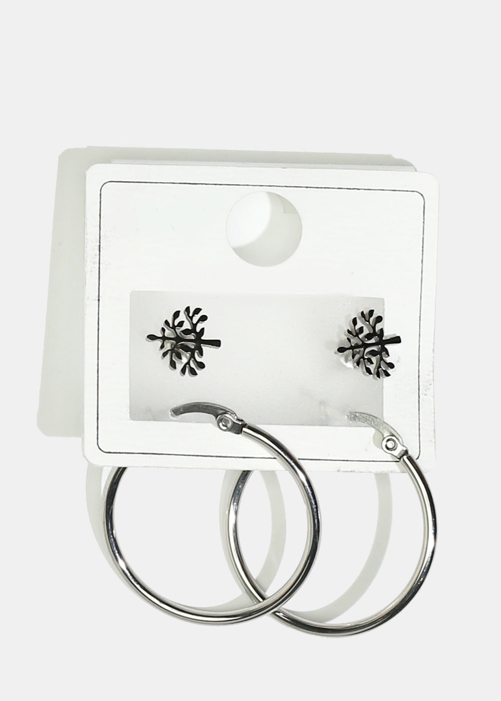 Tree Stud & Hoop Earrings