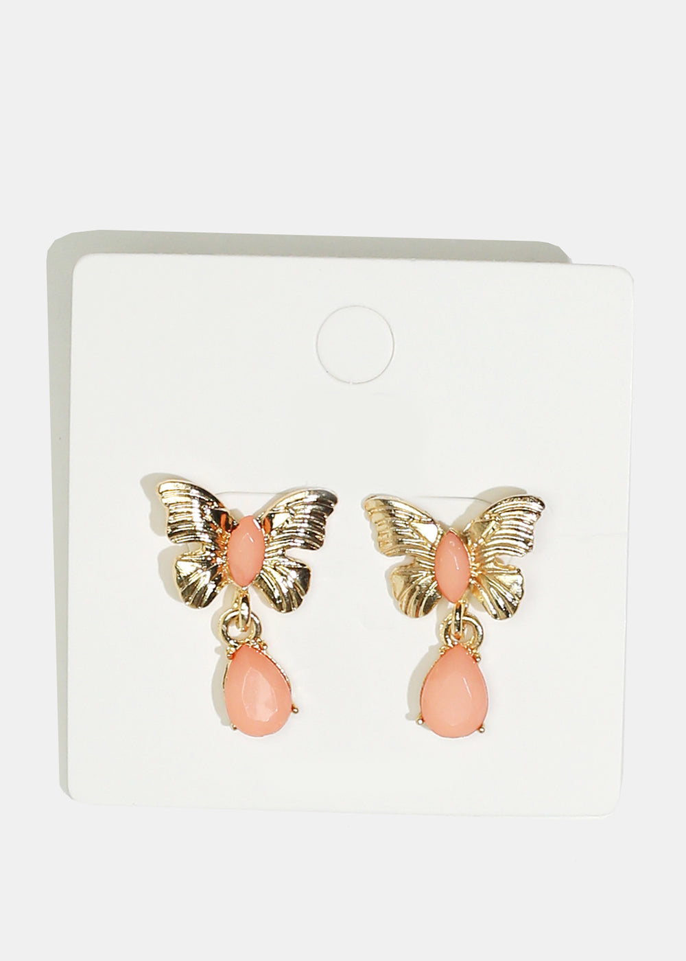 Butterfly & Enamel Dangle Earrings