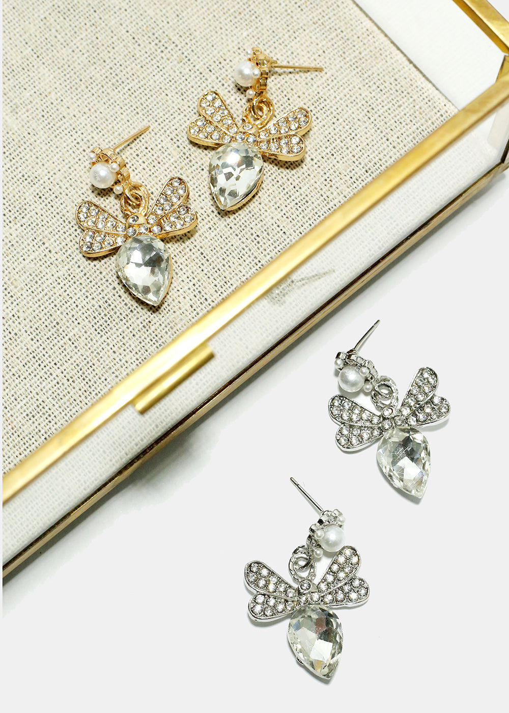 Dainty Dragonfly Earrings