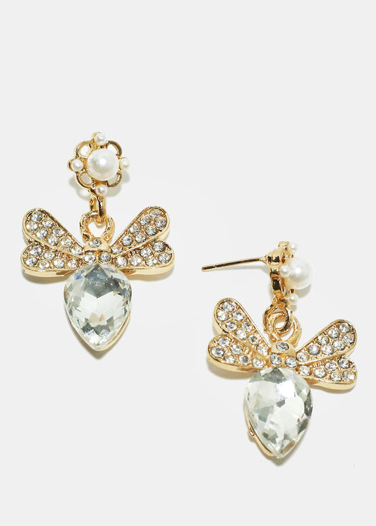 Dainty Dragonfly Earrings