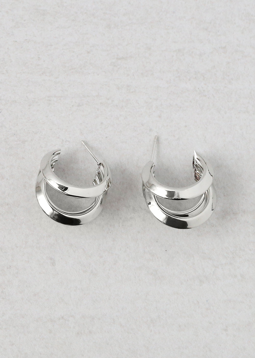 Triple Hoop Small Earring