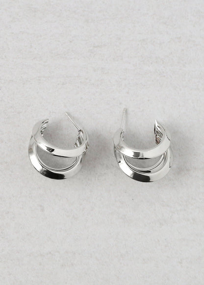 Triple Hoop Small Earring