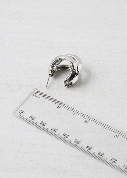 Triple Hoop Small Earring