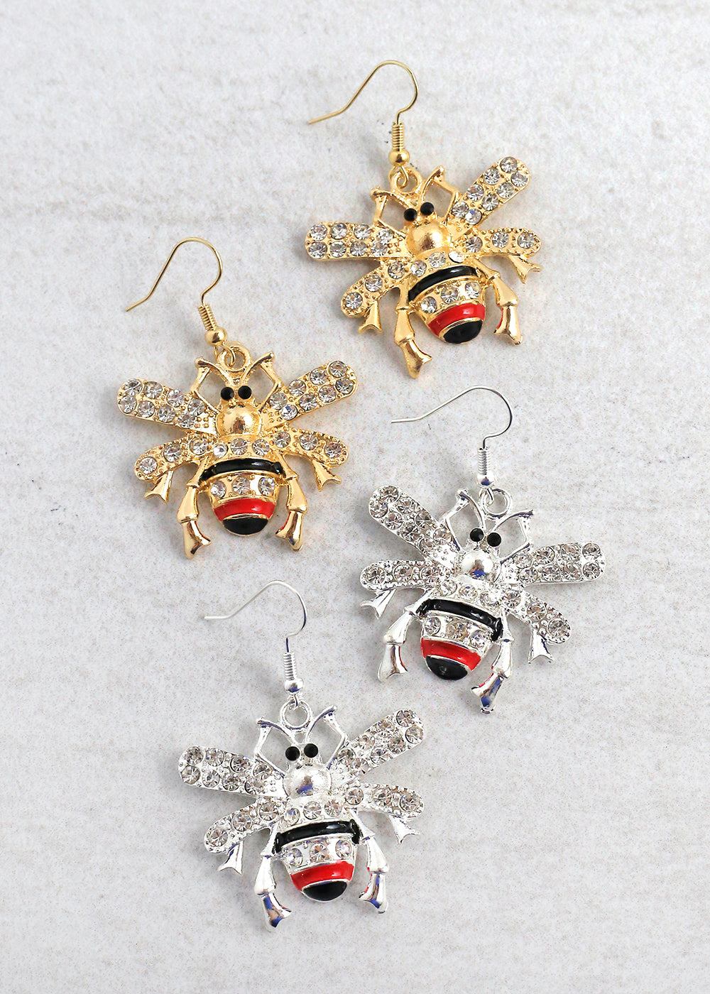 Dazzling Bee Earrings