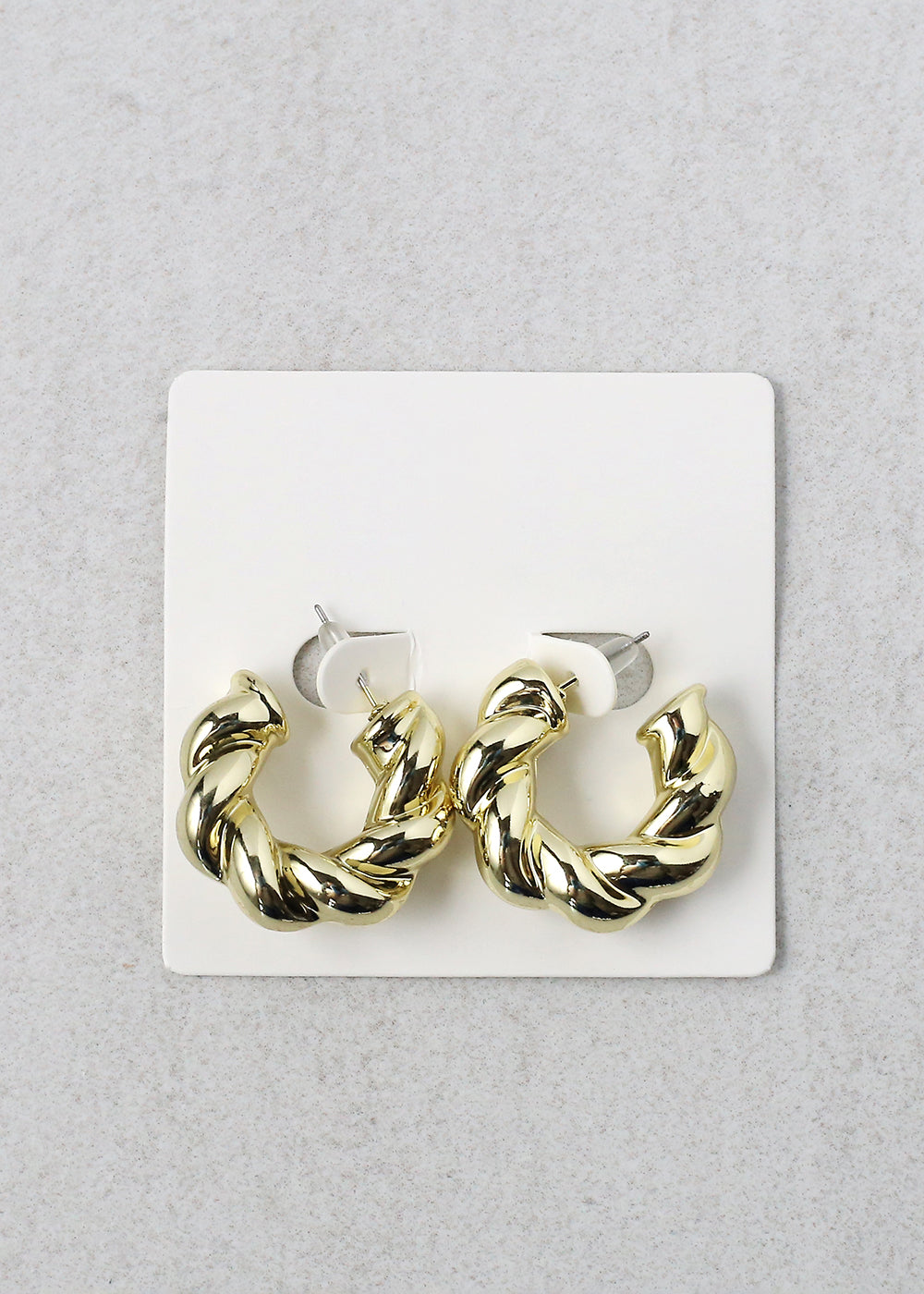 Twisted Open Hoop Earring