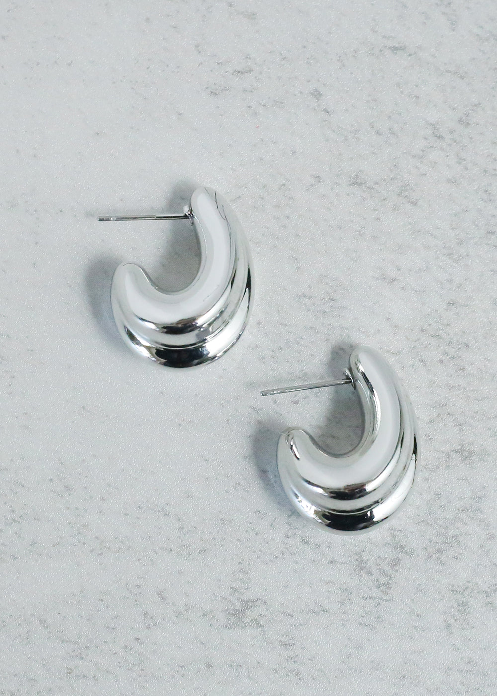 Statement Half Hoop Earring