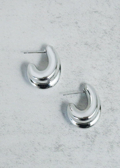 Statement Half Hoop Earring