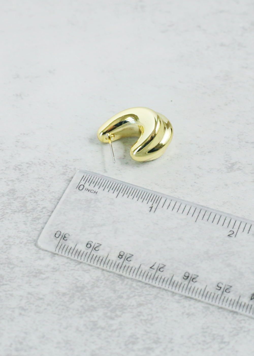 Statement Half Hoop Earring