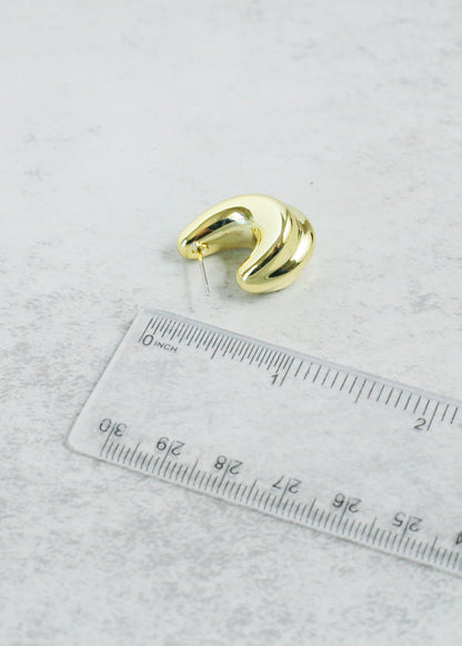 Statement Half Hoop Earring