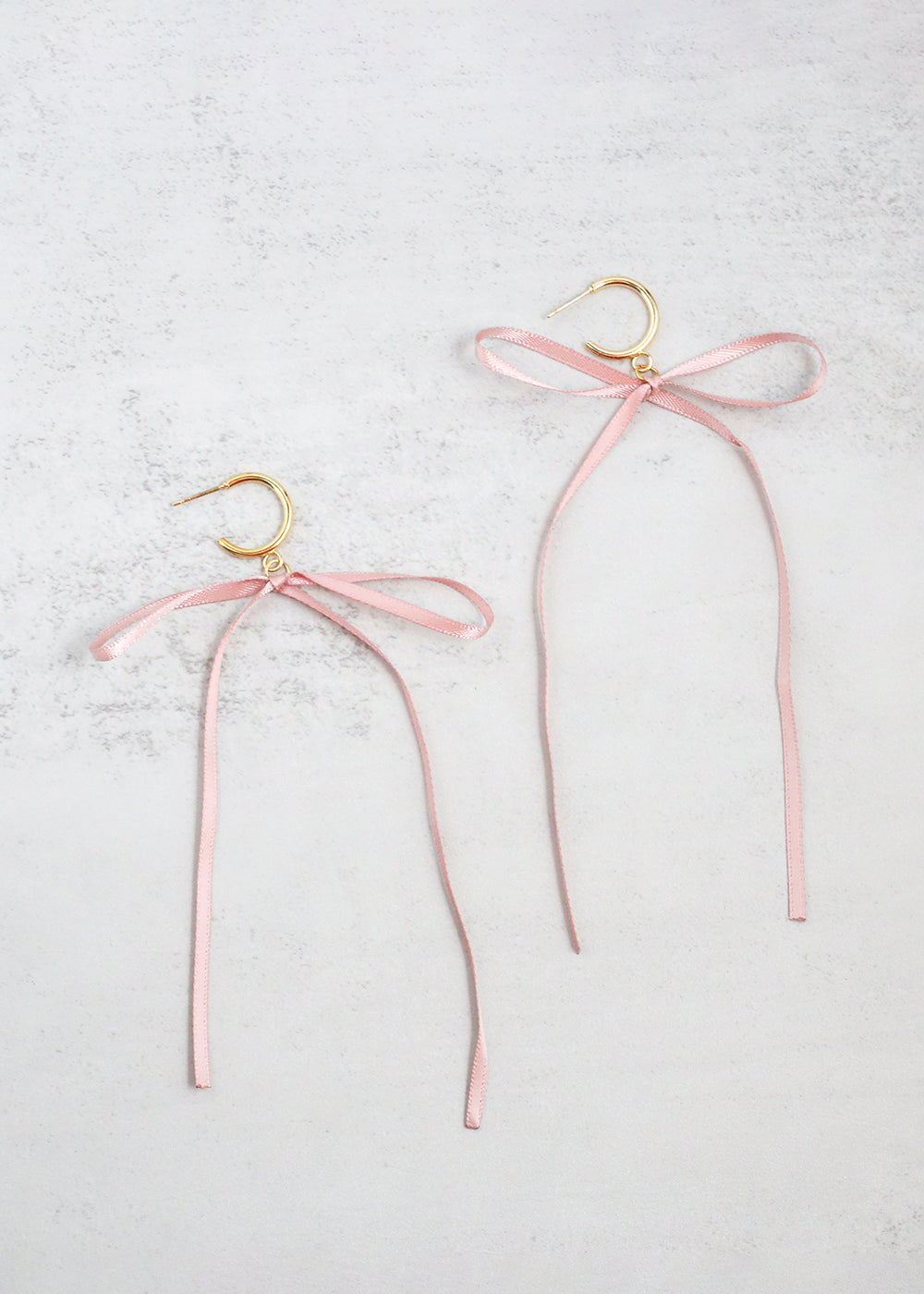 Satin Bow Statement Earrings