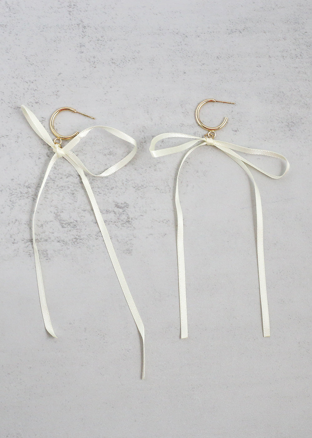 Satin Bow Statement Earrings