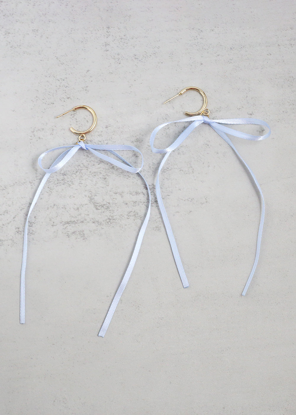 Satin Bow Statement Earrings