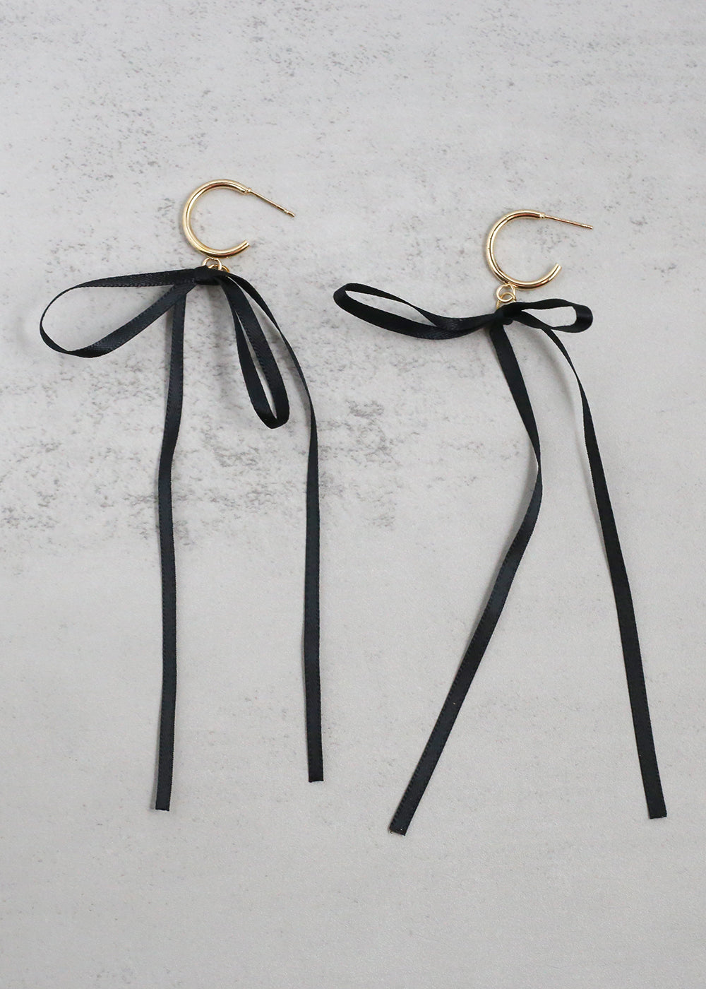 Satin Bow Statement Earrings