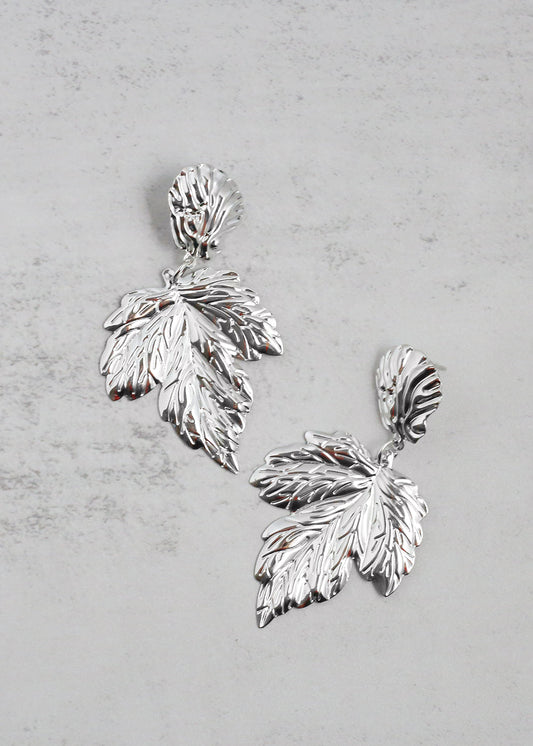 Maple Leaf Dangle Earrings