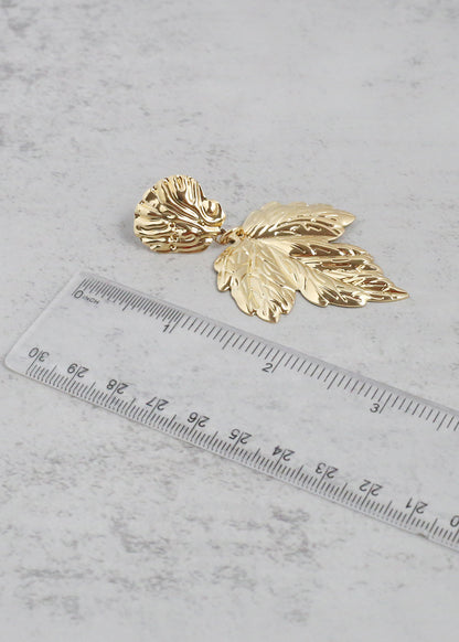 Maple Leaf Dangle Earrings