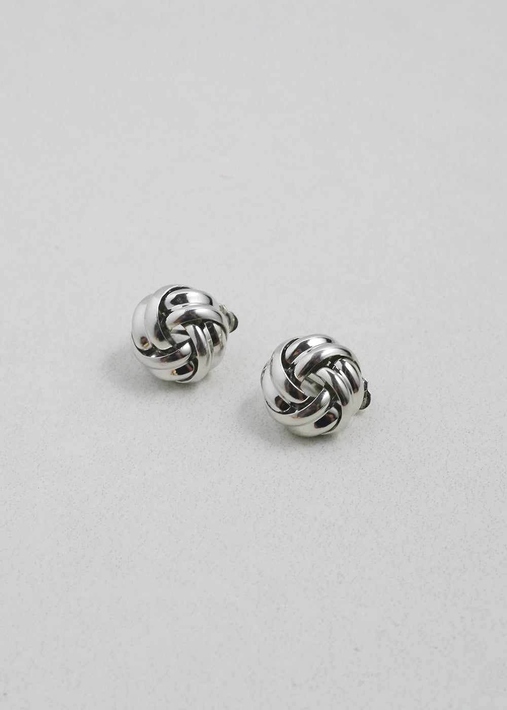 Knot Stud Clip-On Earrings