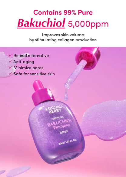 EQQUALBERRY Bakuchiol Plumping Serum 30ml