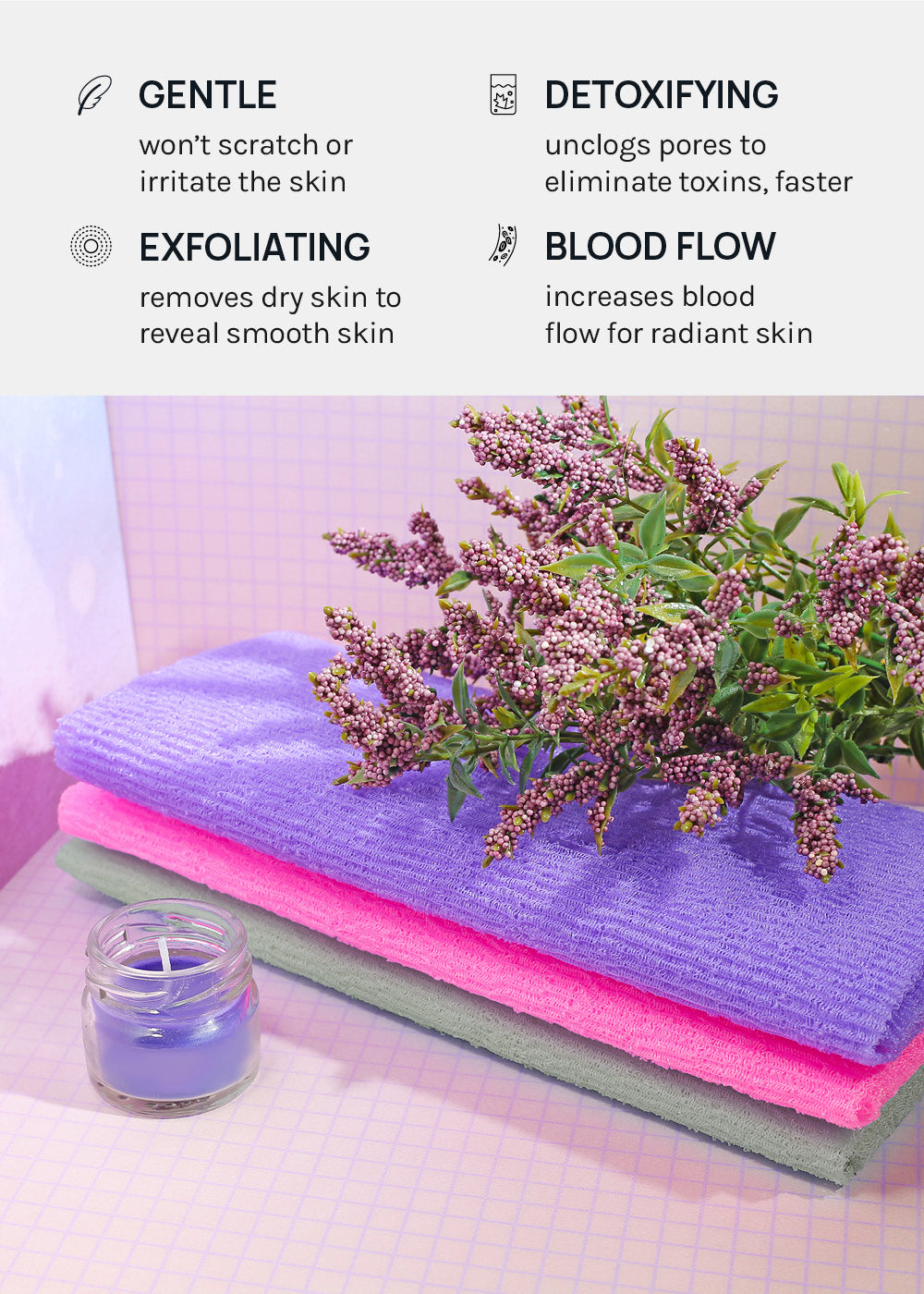 AOA Exfoliating Bath Cloth