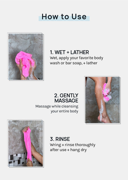 AOA Exfoliating Bath Cloth