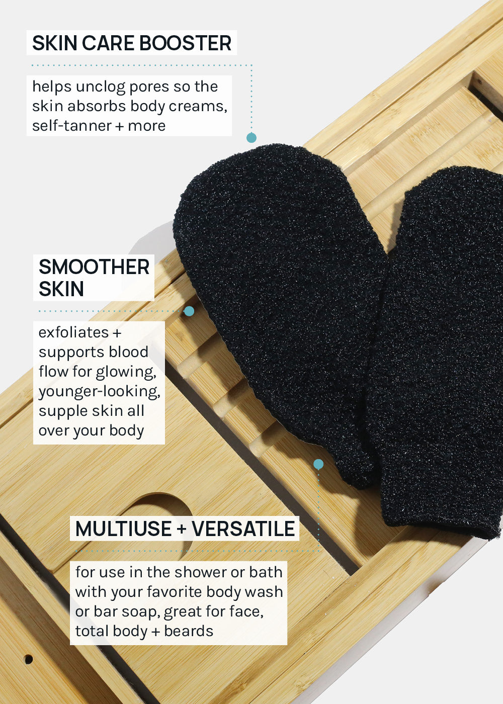 AOA Exfoliating Bath Mitt