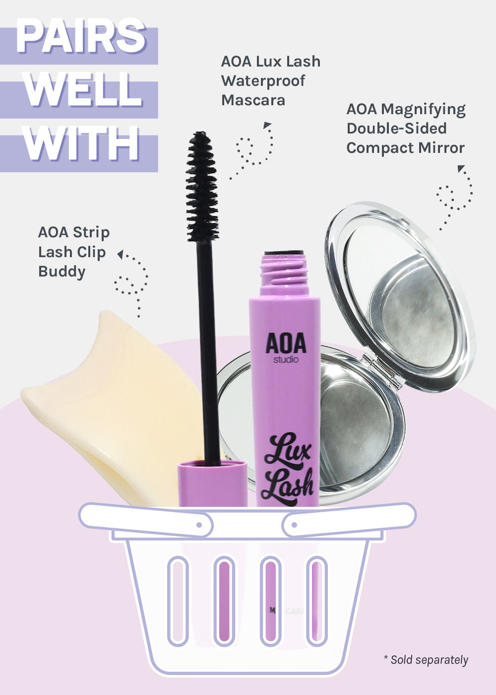 AOA Eyelash Detail Mini Curler