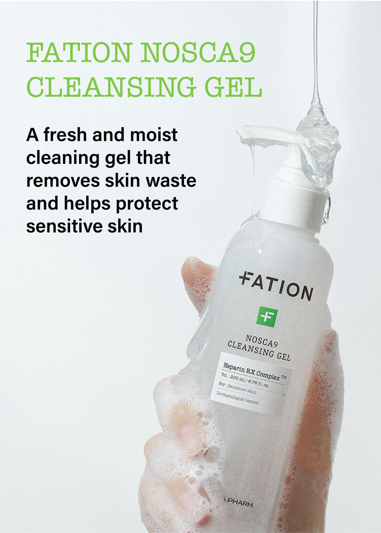 FATION NOSCA9 Cleansing Gel 200ml