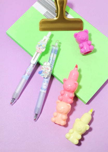 Official Key Items Bear + Bunny Fine Tip Pens
