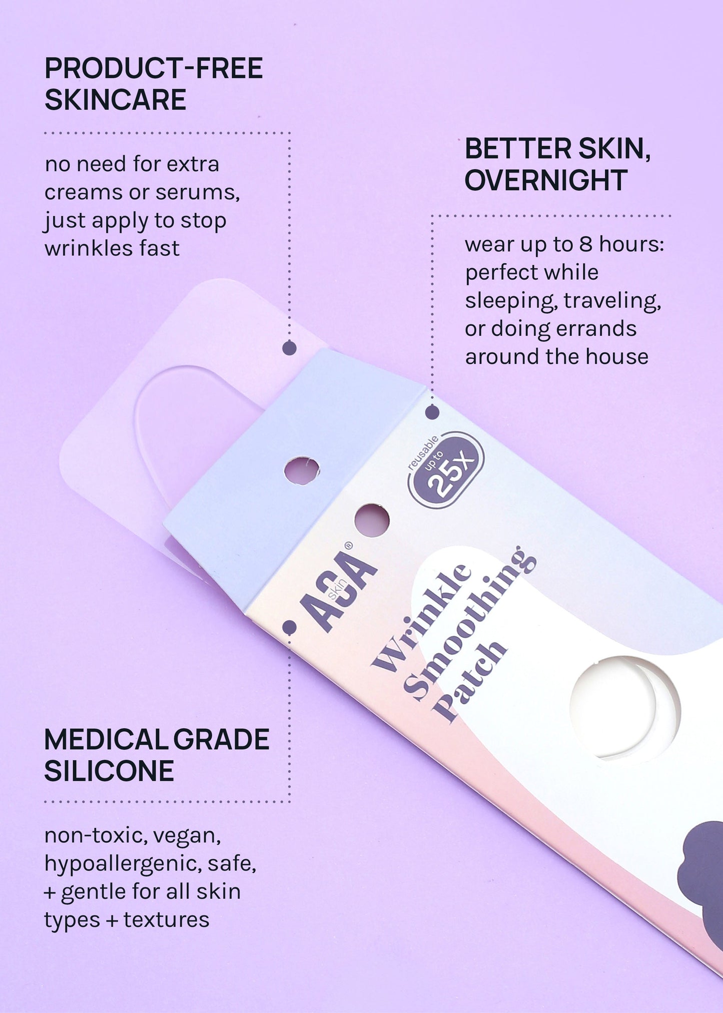 AOA Skin Wrinkle Smoothing Patch – Forehead