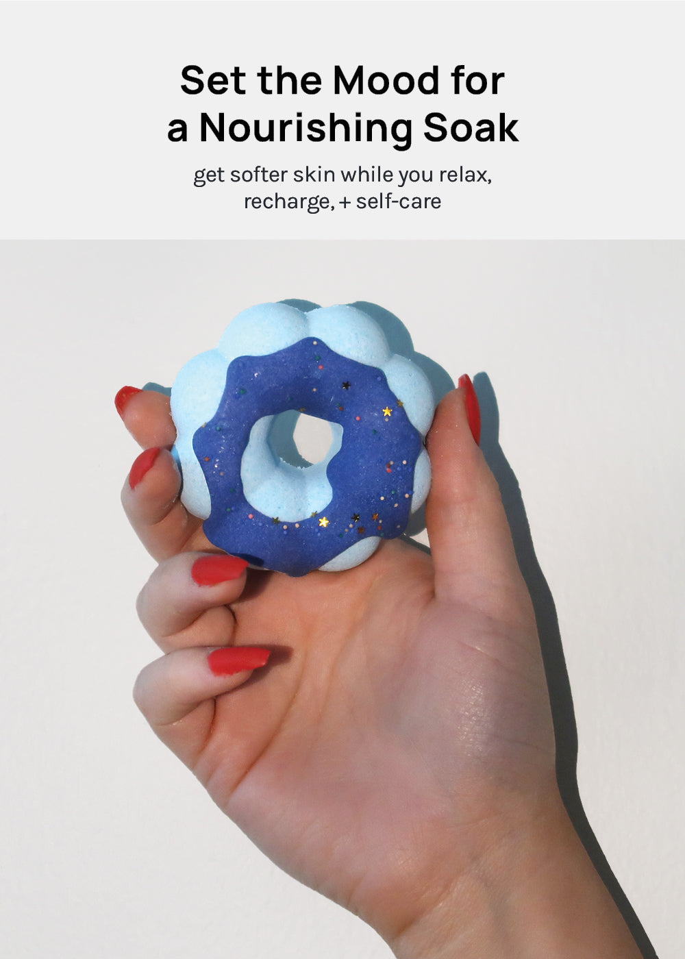 AOA Donut Bath Bomb- Freshly Baked