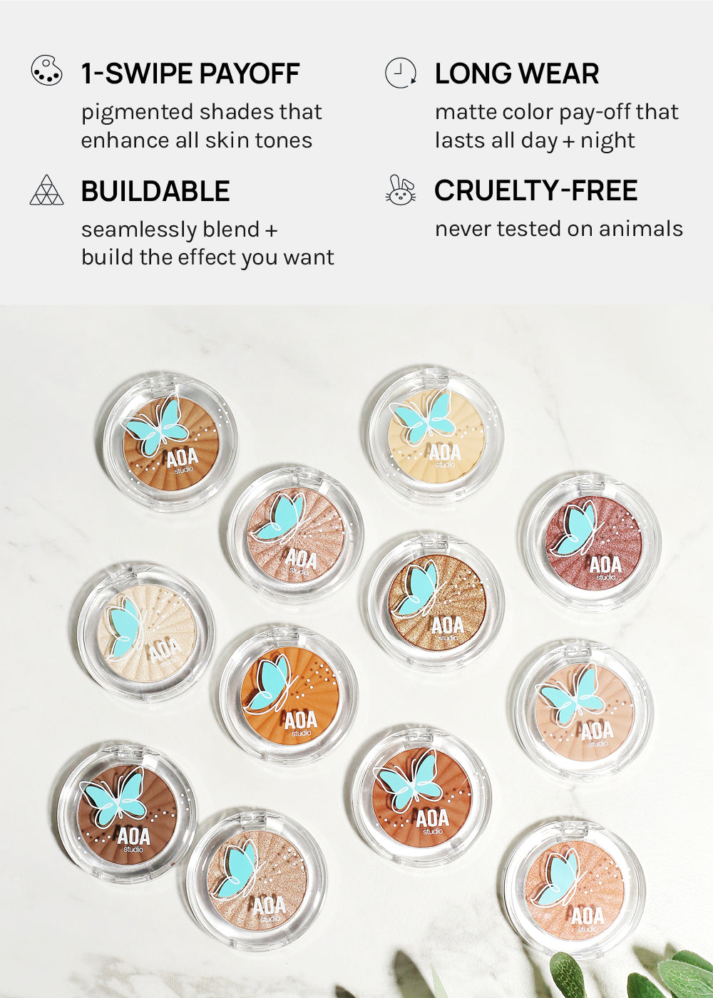 AOA Fly with Me Matte Eyeshadows