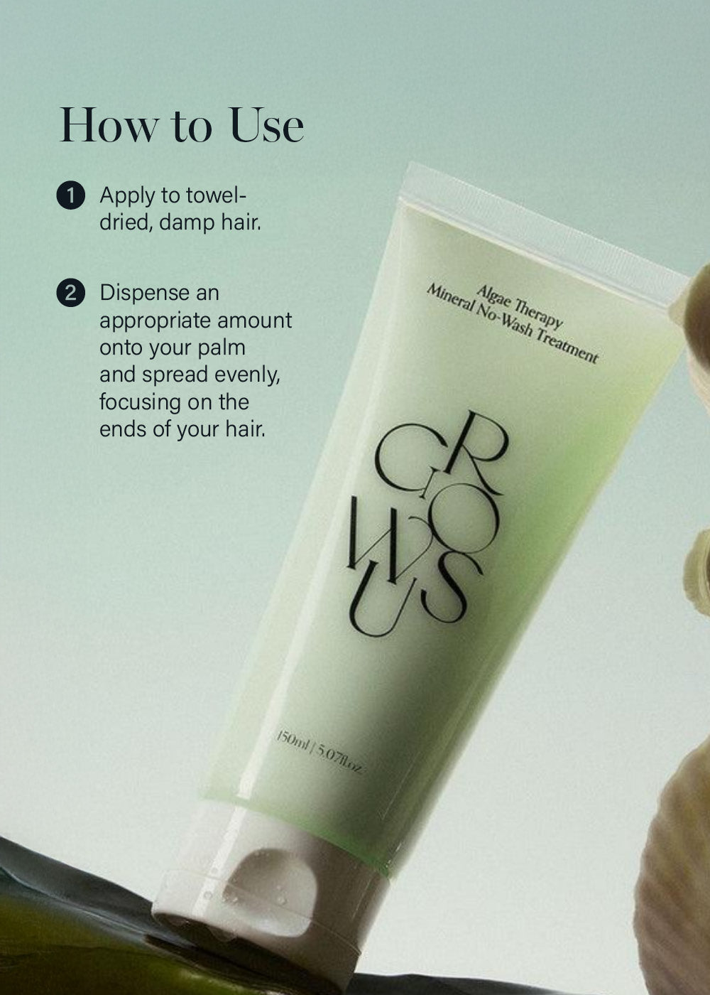 GROWUS Algae Therapy No-Wash Treatment 150ml