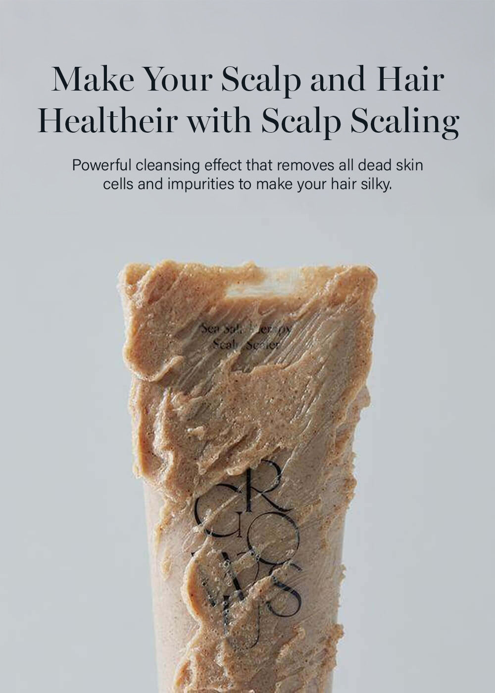 GROWUS Sea Salt Therapy Scalp Scaler 250g