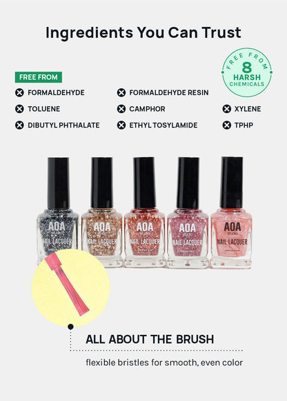 AOA Nail Lacquer – Glitters
