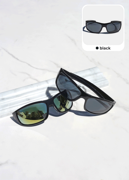 Rectangular Framed Sunglasses