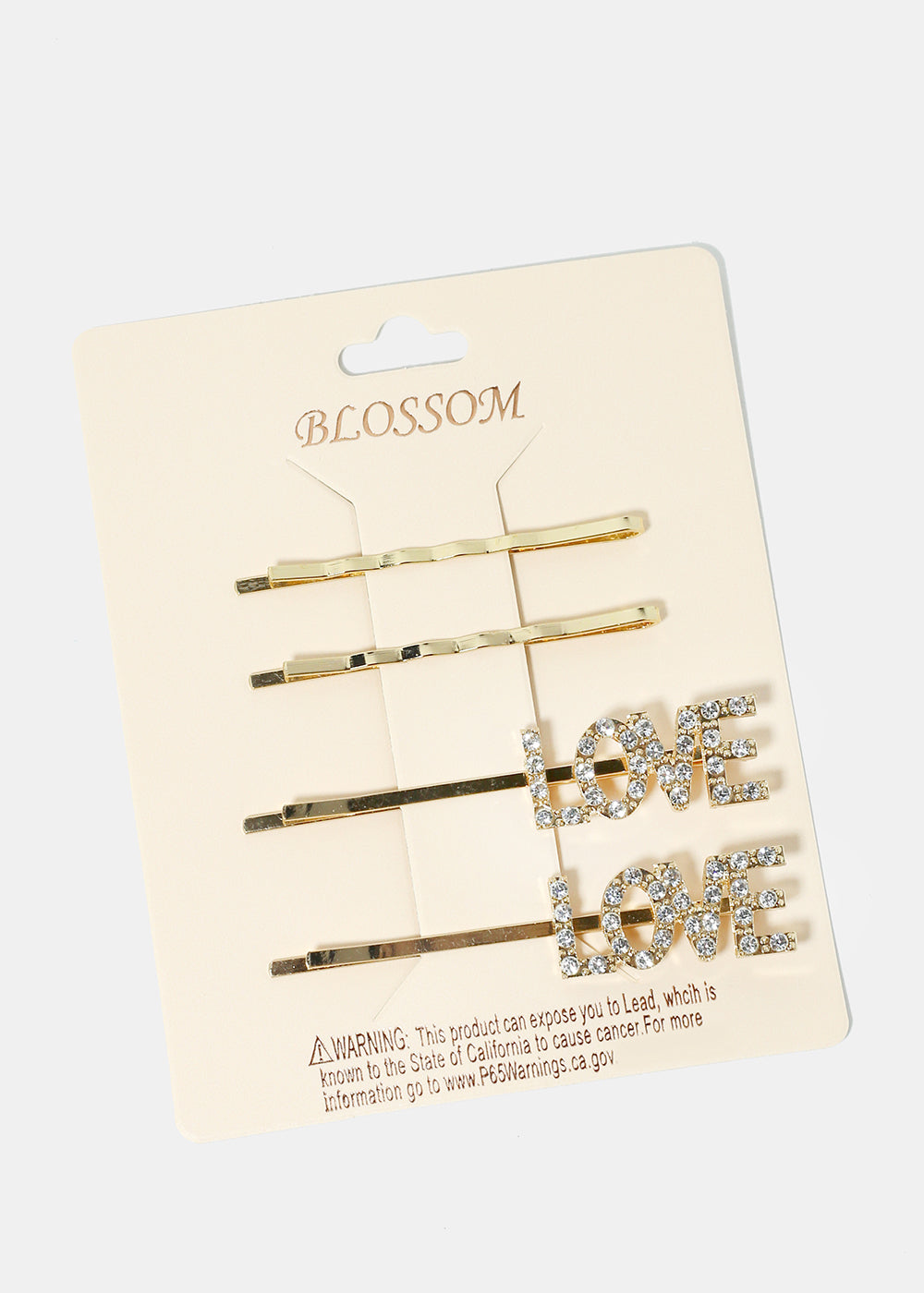 Love Hair Clip Set