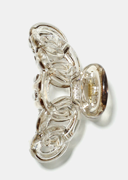 Transparent Linked Circle Jaw Clip