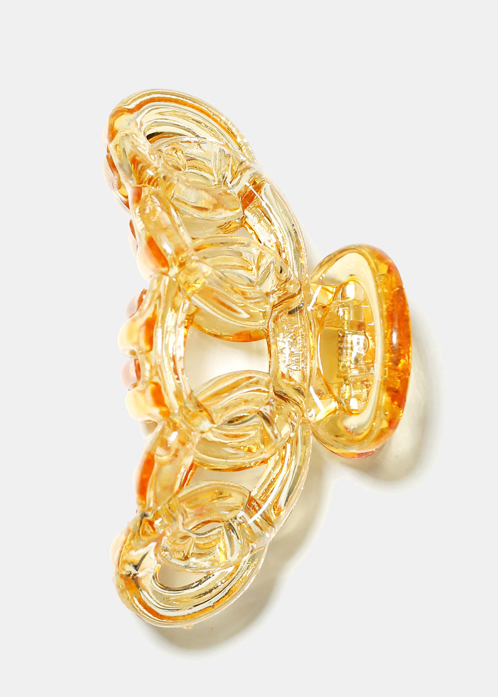 Transparent Linked Circle Jaw Clip