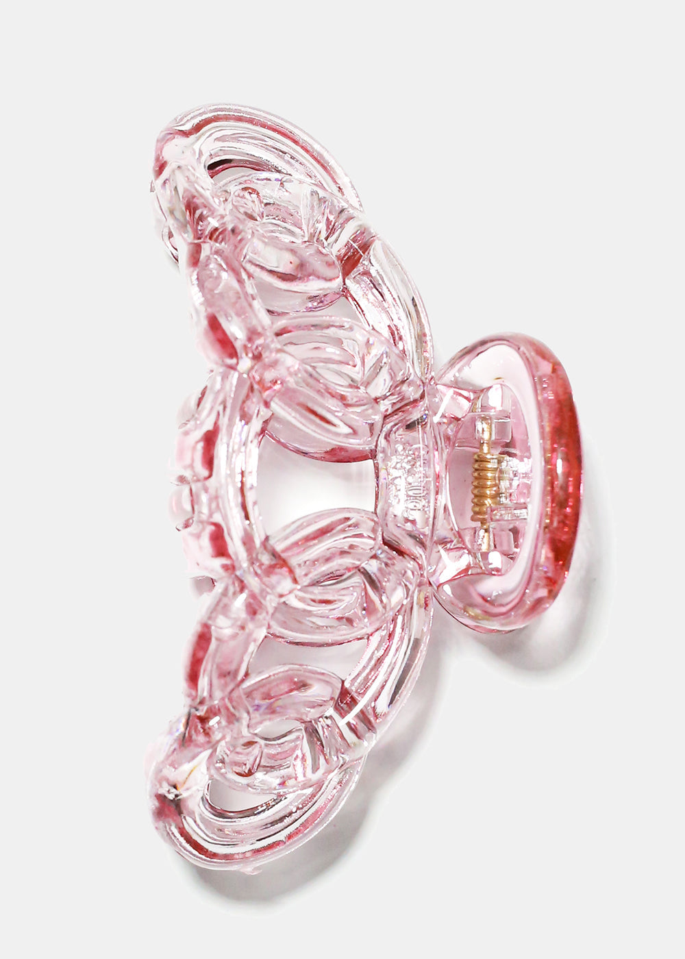 Transparent Linked Circle Jaw Clip
