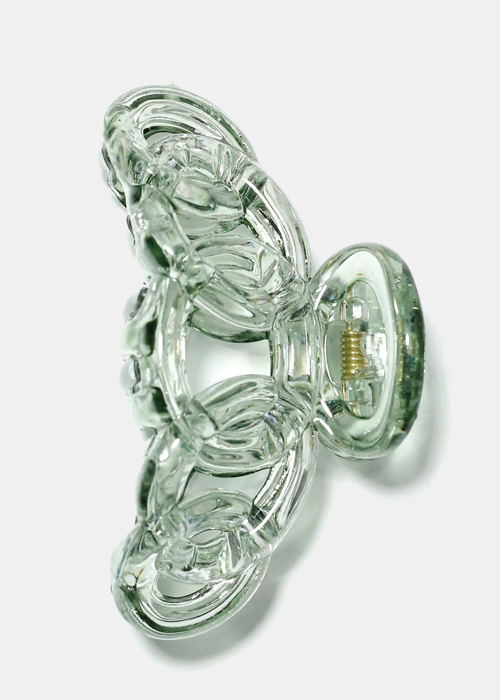 Transparent Linked Circle Jaw Clip