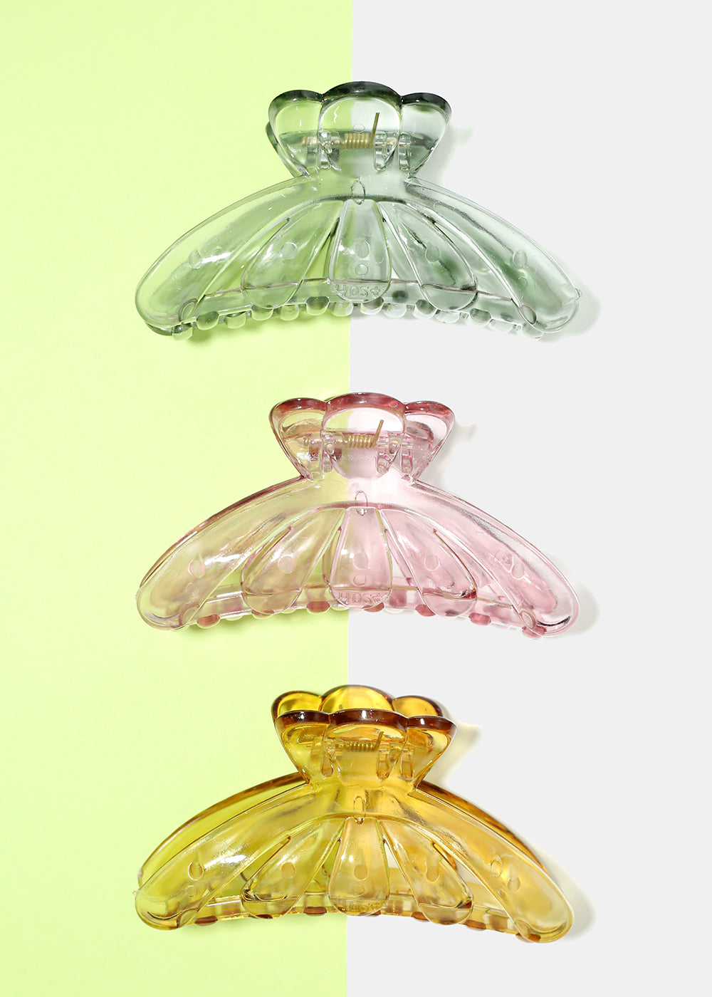 Vintage Transparent Jaw Clip