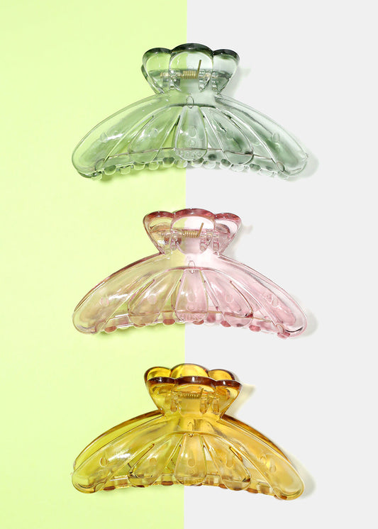 Vintage Transparent Jaw Clip